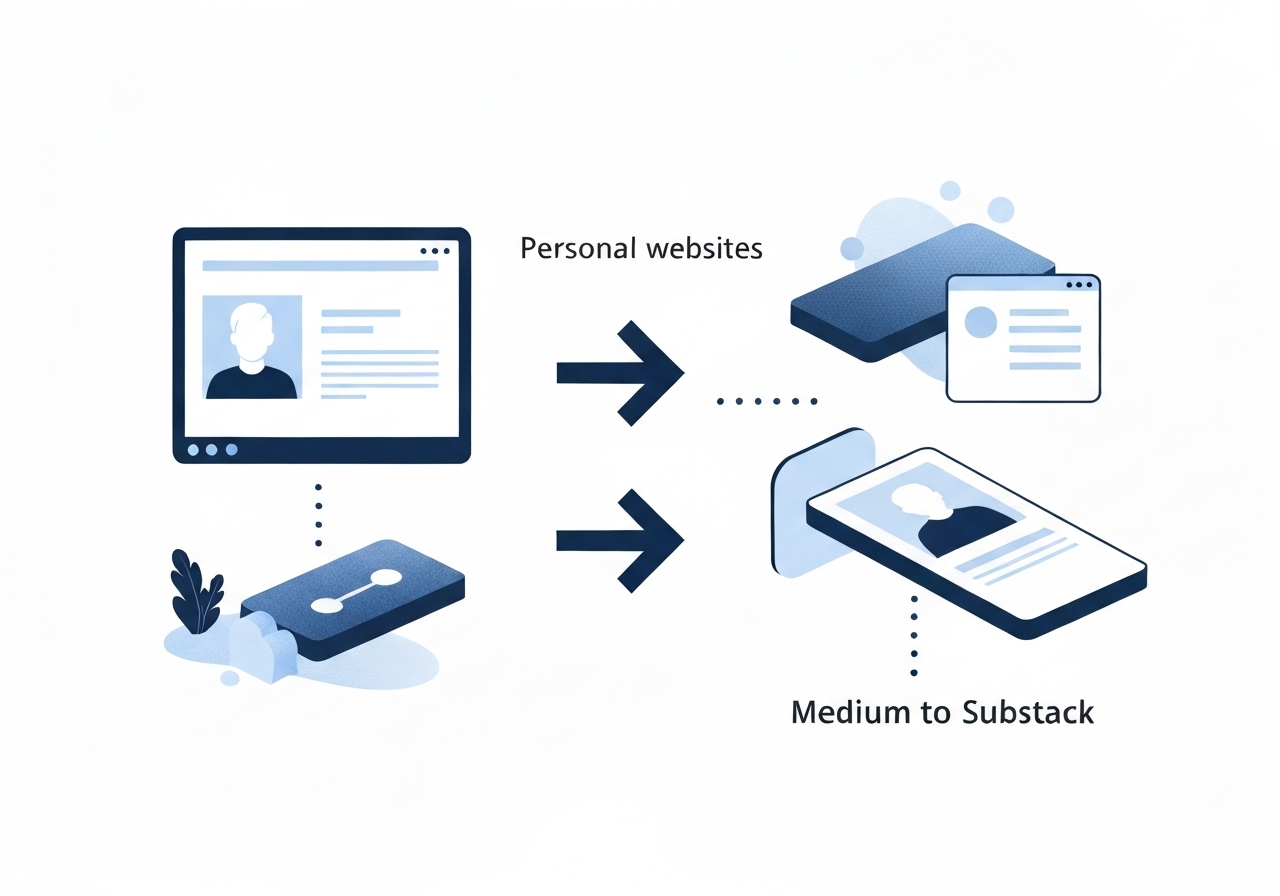 Personlige nettsiders bortgang: En ny æra for digital tilstedeværelse