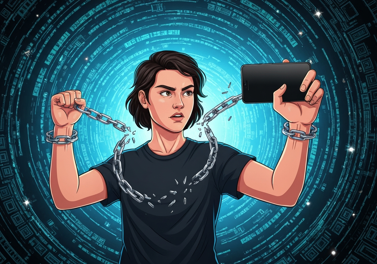 Bryte fri fra smarttelefonavhengighet: Forsvarstaktikker mot de lumske algoritmene