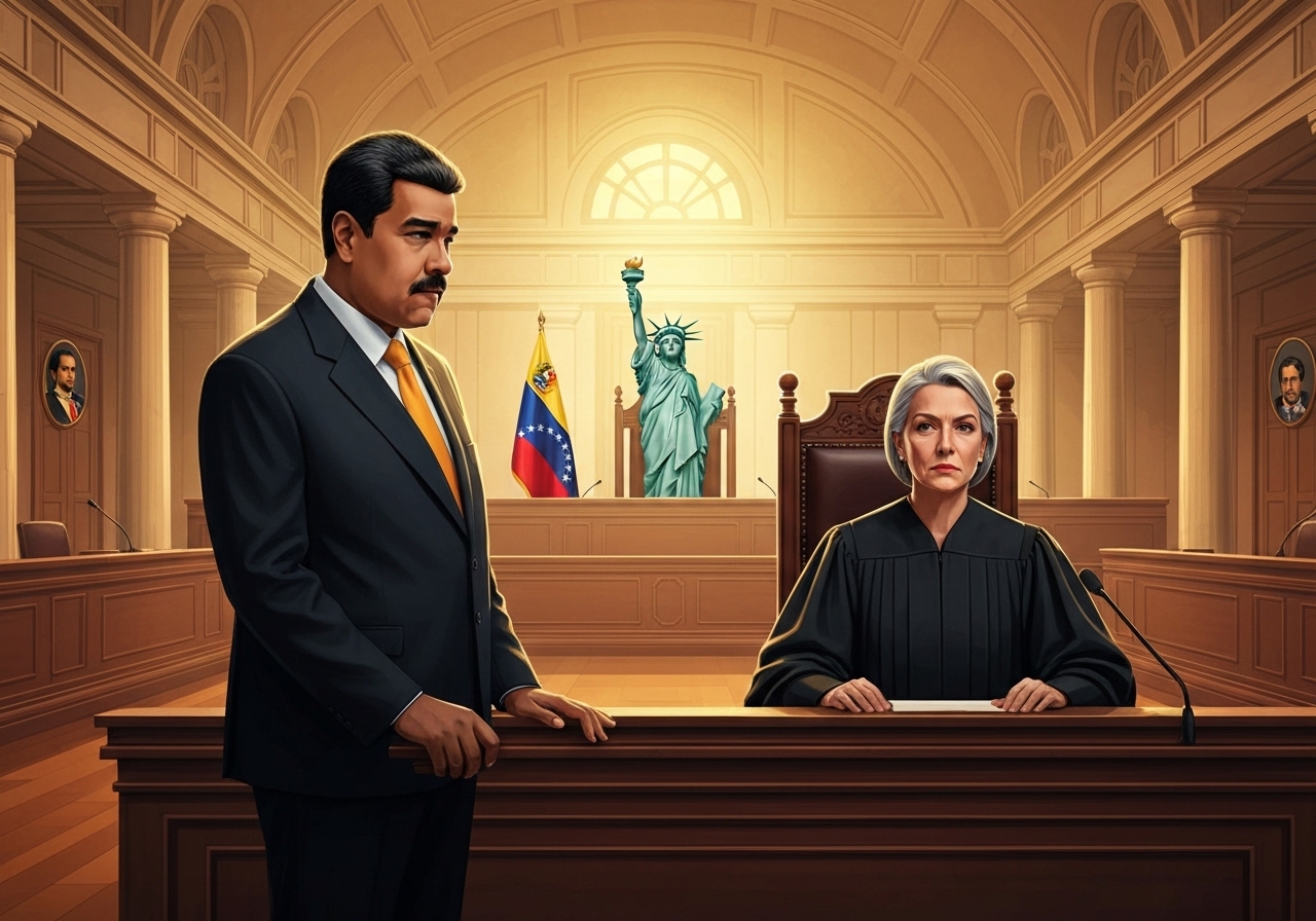 Maduro stilles for retten i USA på narkotikarelaterte anklager