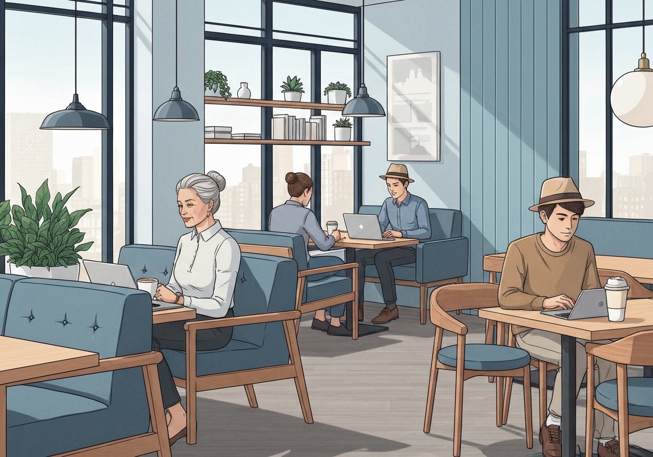 Starbucks Korea forbyr stasjonære datamaskiner og skrivere i sine kafeer
