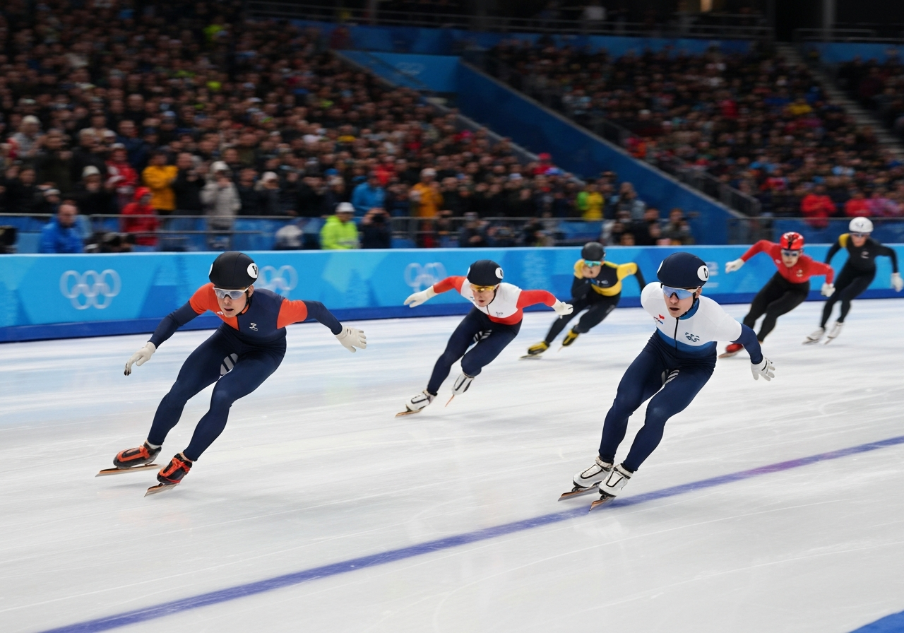 Nederlandske skøyteløpere dominerer kortbaneløp med to OL-gull