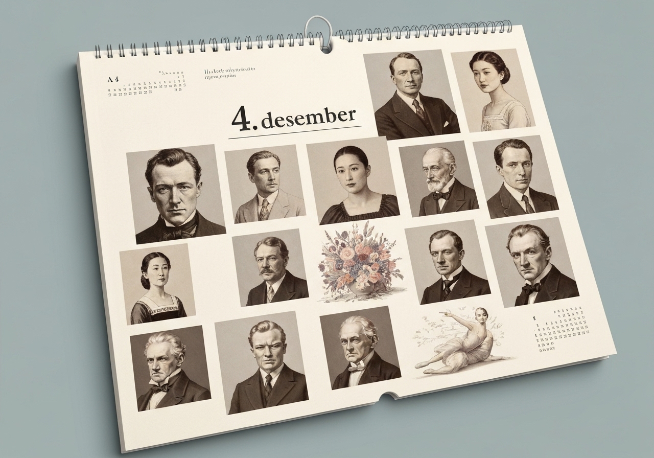 Kjente personer som har bursdag 4. desember