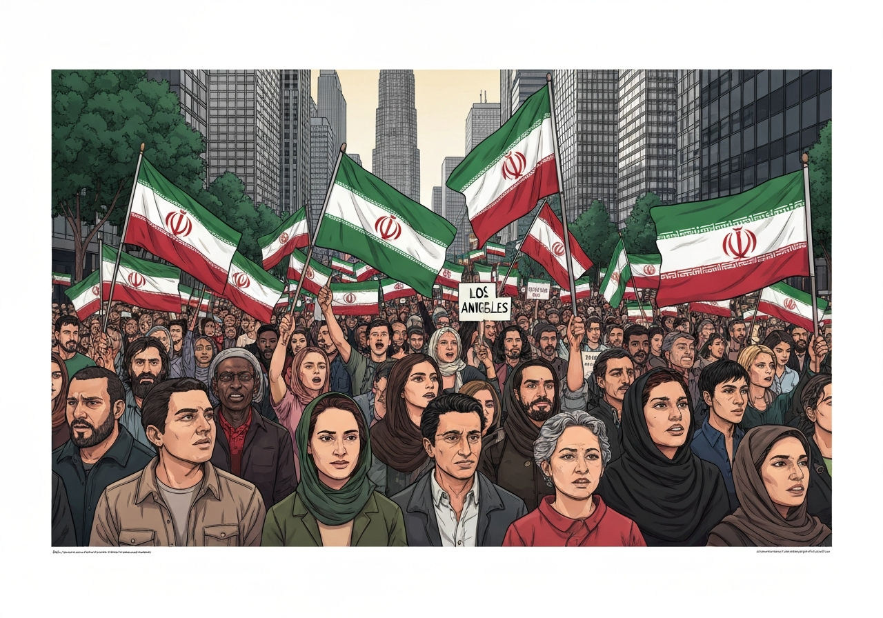 Over én million demonstrerer globalt i solidaritet med protestene i Iran