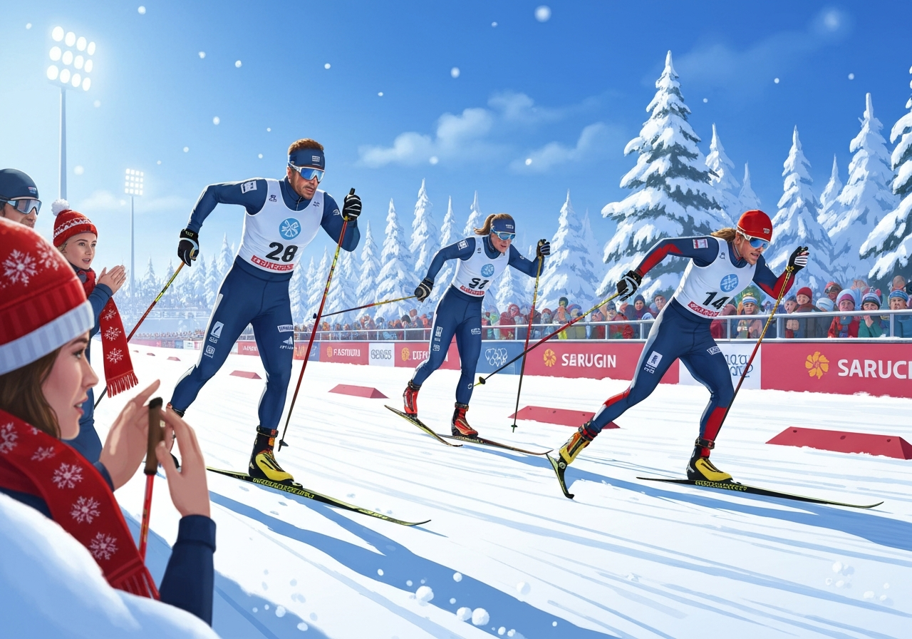 Slovenia og Østerrike sikrer gull i lagsprint under junior-VM i Lillehammer