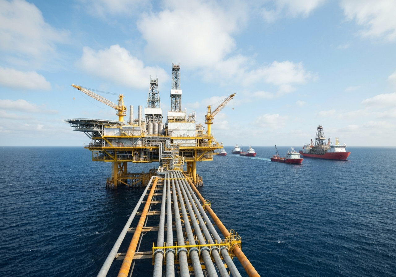 Nedgang i norsk gassproduksjon fra desember til januar