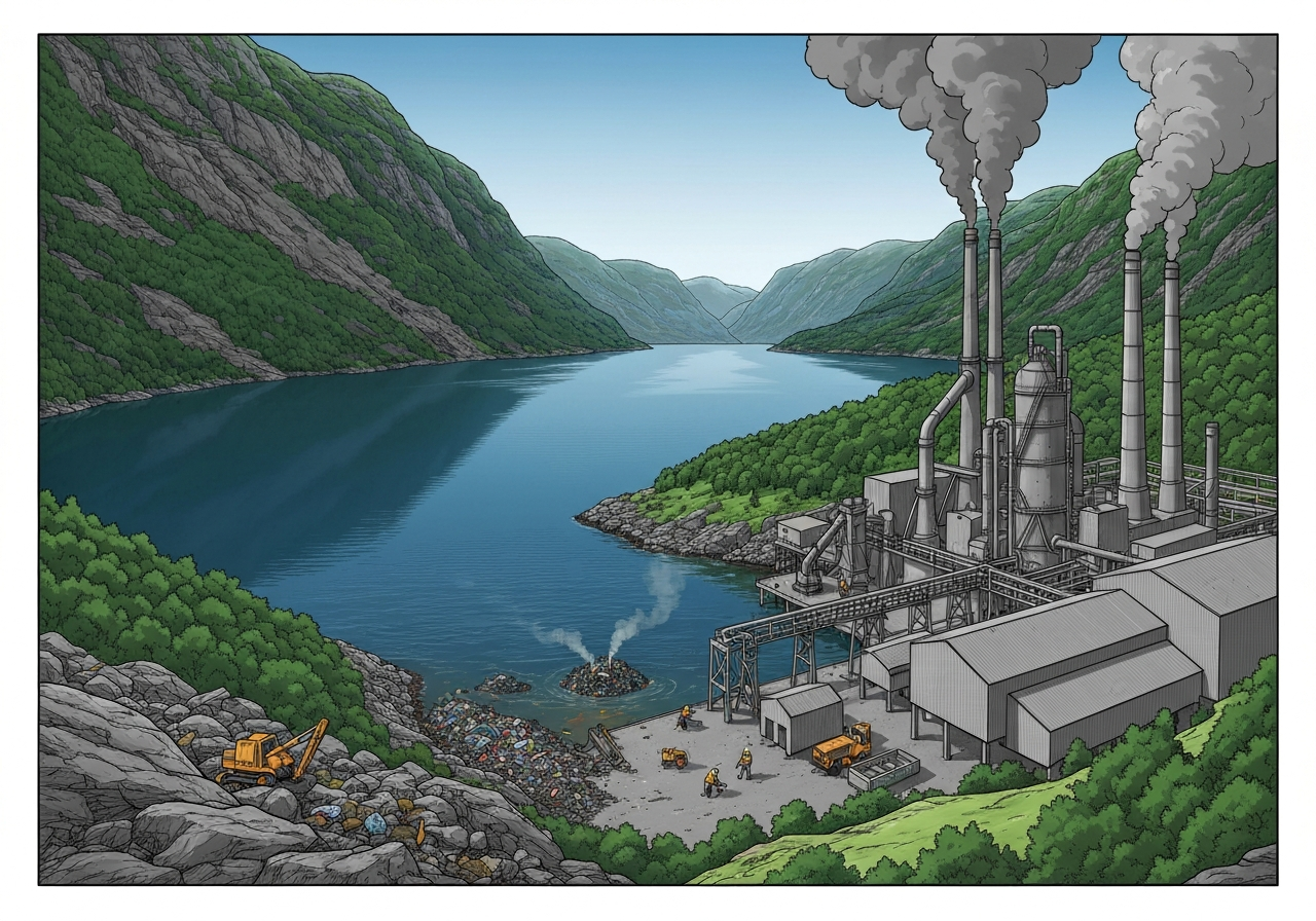 Nordic Mining får midlertidig tillatelse til å fortsette dumping i Førdefjorden