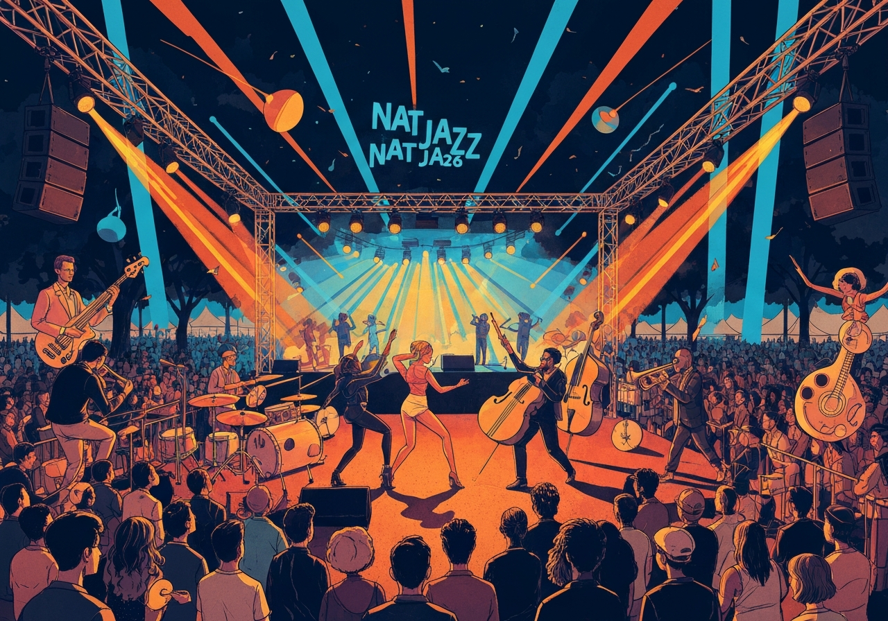 Nattjazz 2026: Feirer 54 år med stjernespekket program