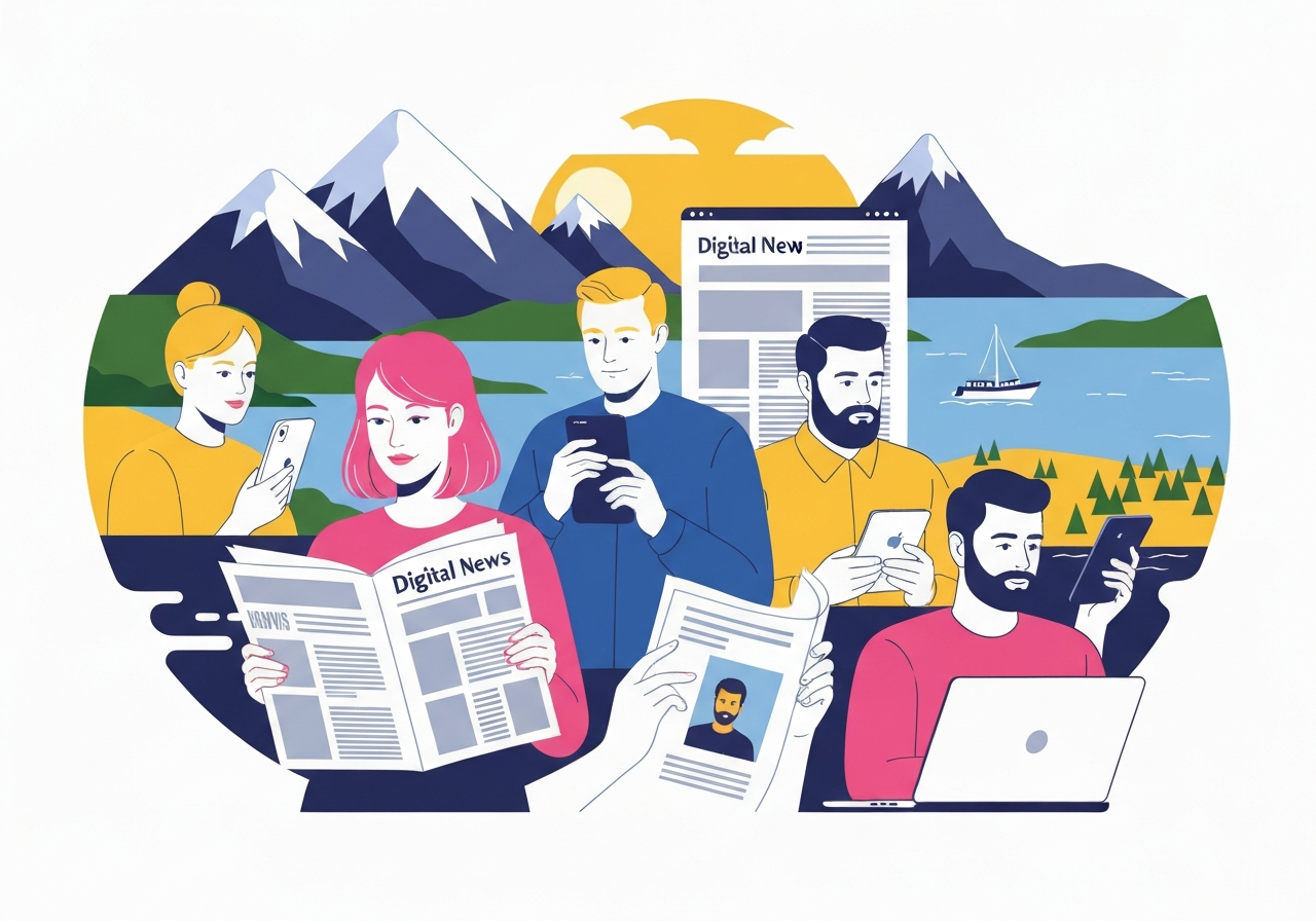 Økende tilgang til betalte nettaviser i Norden