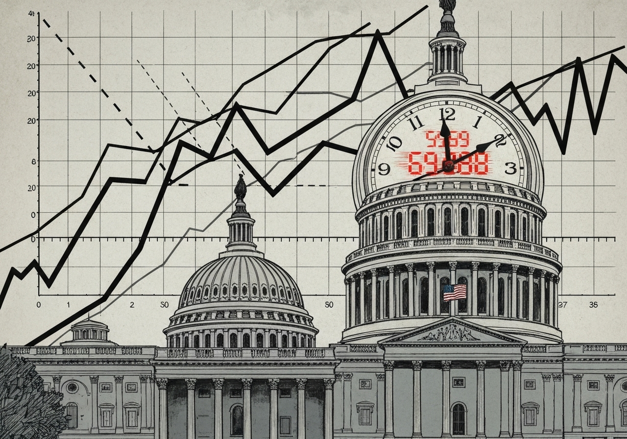 USA når 38 billioner dollar i gjeld etter raskeste økning på 1 billion utenom pandemien