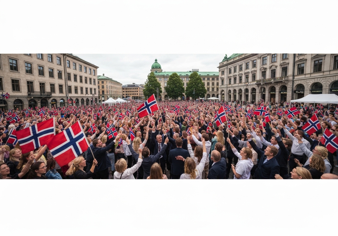 Norsk VM-feiring møter kritikk fra svensk kommentator