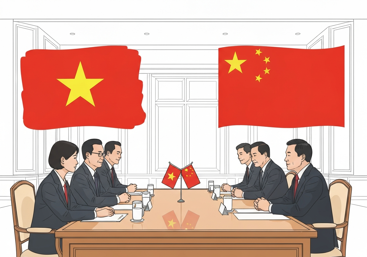 Vietnam og Kina styrker båndene gjennom presidentbesøk