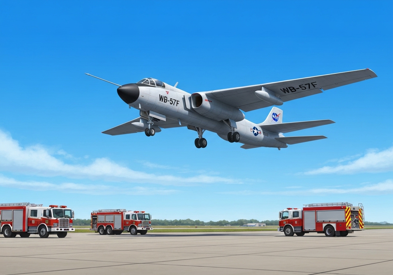 NASA-fly nødlander i Houston etter teknisk svikt