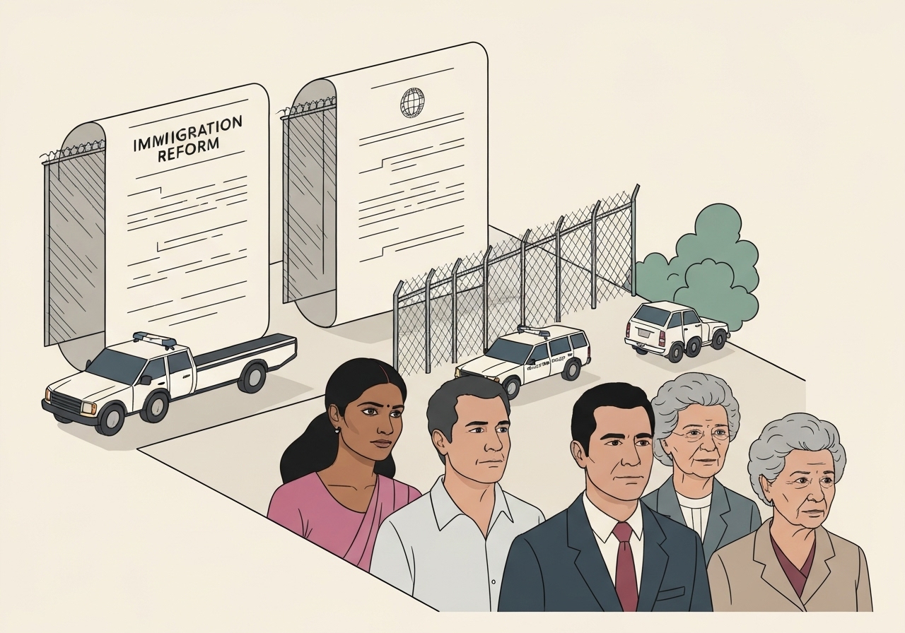 President Trump signerer omfattende immigrasjonsreform