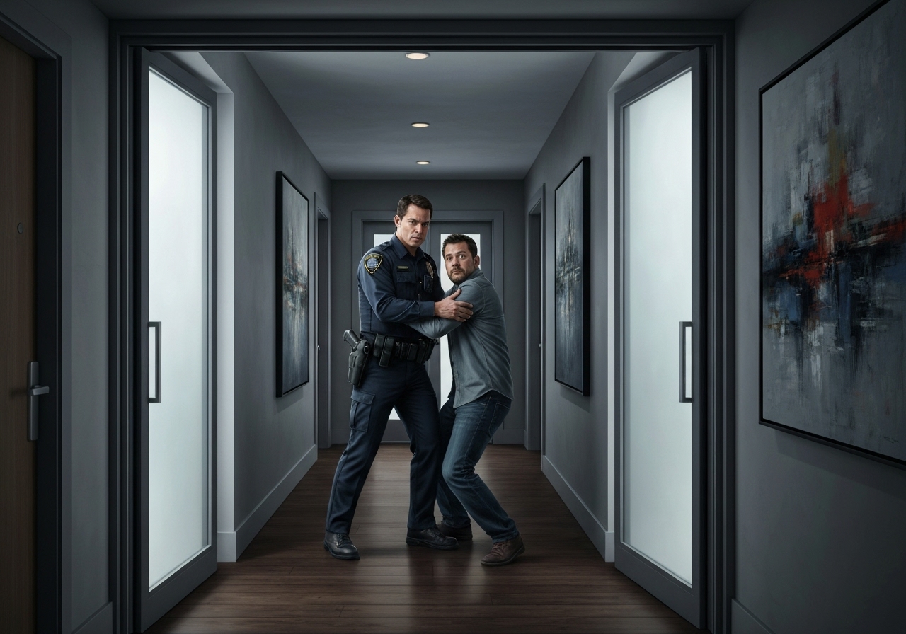 Truet kvinnelig nabo med våpen i Oslo