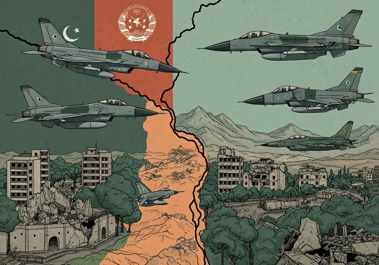 Pakistan erklærer åpen krig mot Taliban-styret i Afghanistan