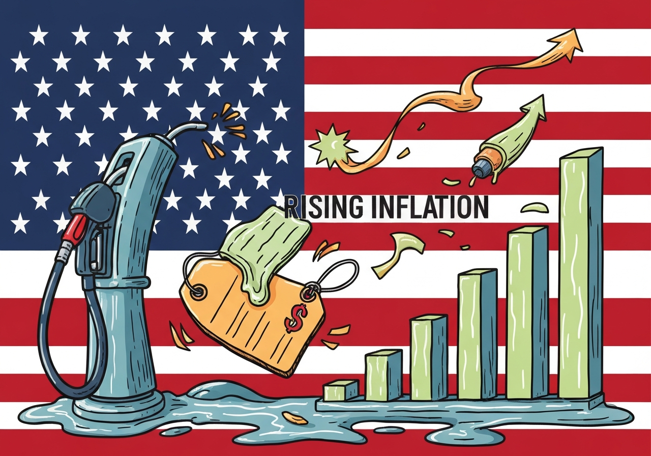 Inflasjonen i USA når 4,2 % i mai, drevet av økte bensinpriser