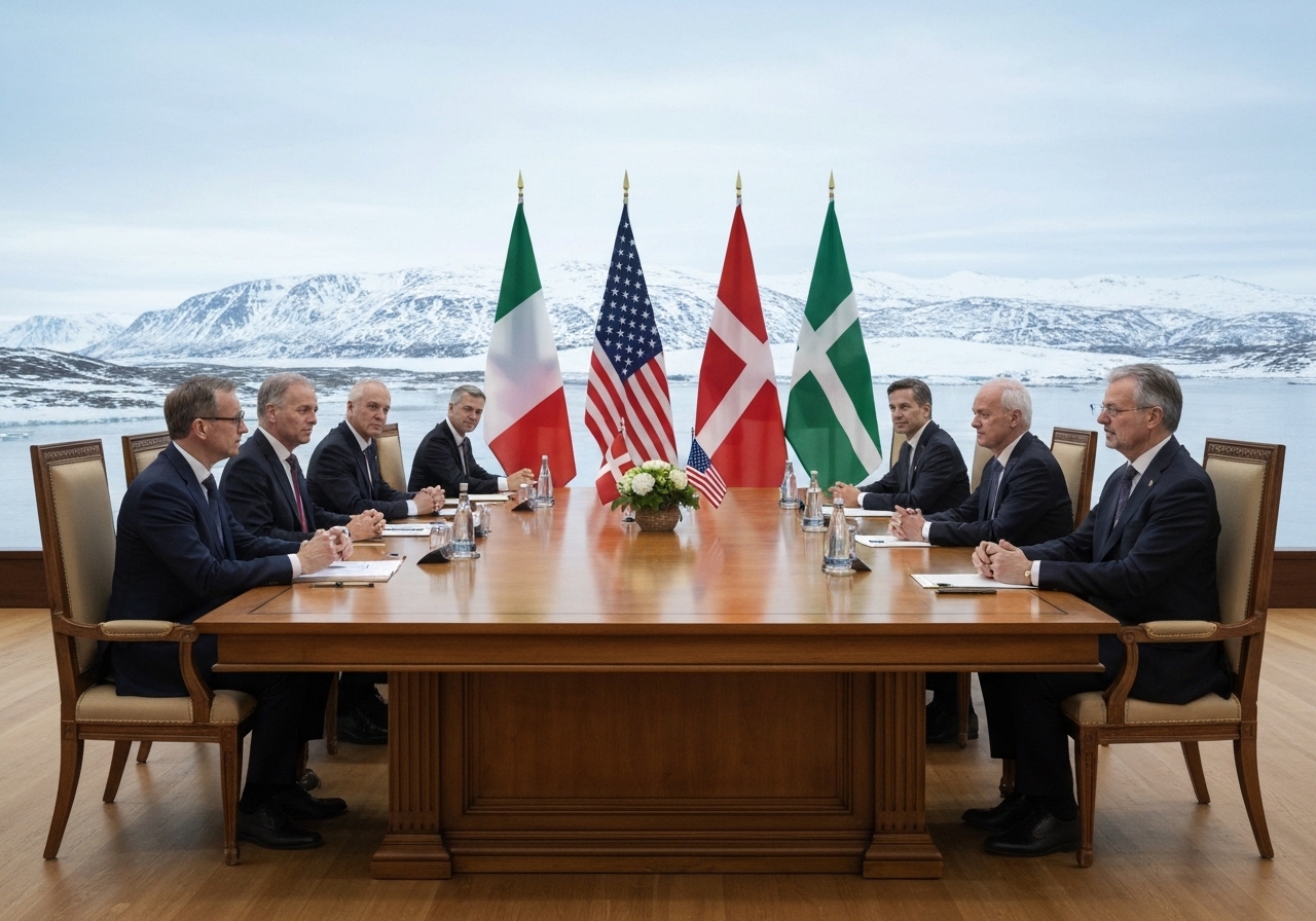 Meloni tilbyr å megle mellom Europa og Trump om Grønland