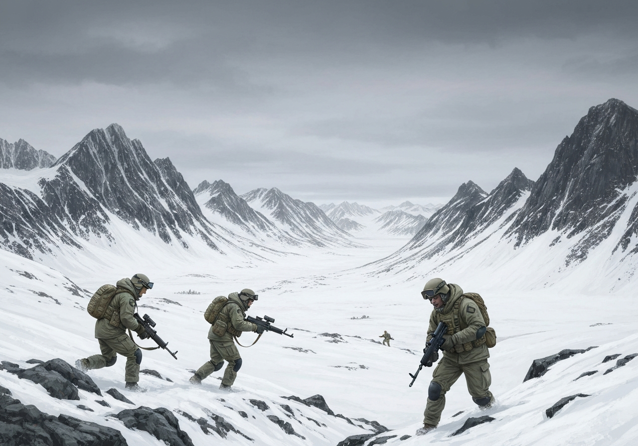 Danmark leder militærøvelse i Grønland med fokus på Russland