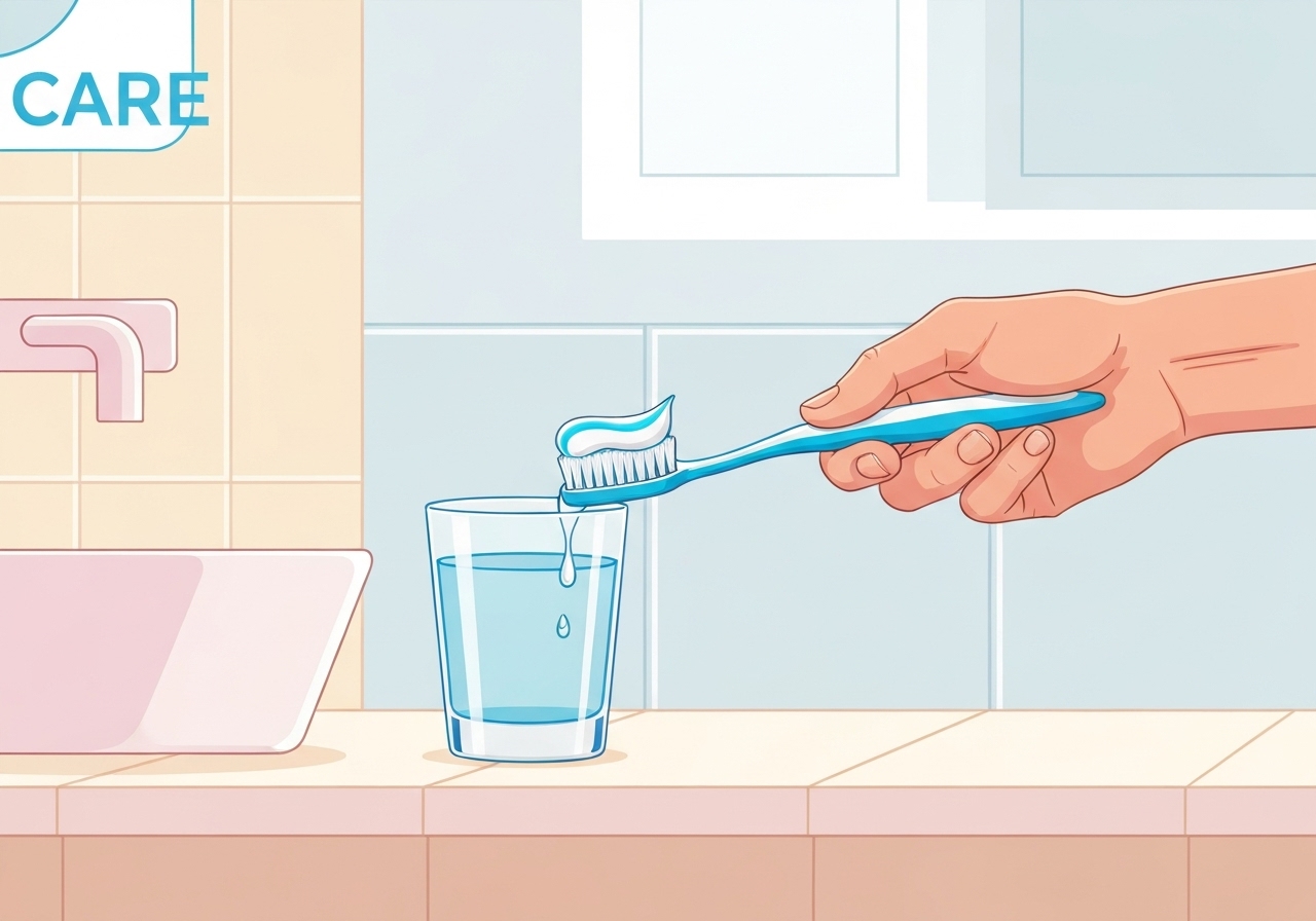 Skal man skylle munnen med vann etter tannpussen?