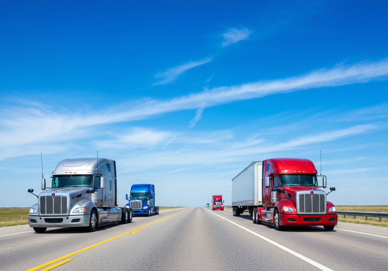 Selvkjørende lastebiler inntar Texas' motorveier