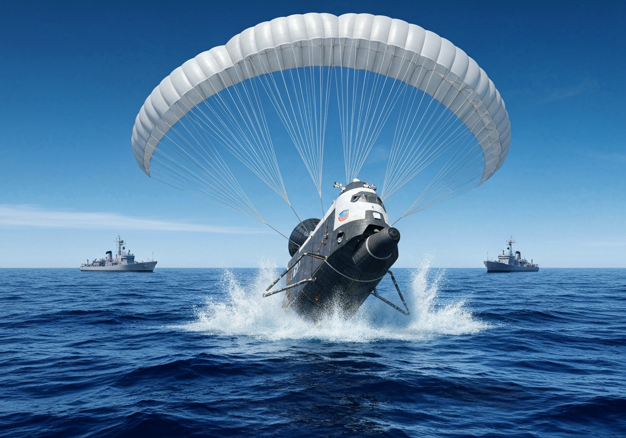 Artemis II-astronauter vender trygt tilbake til jorden etter historisk måneferd