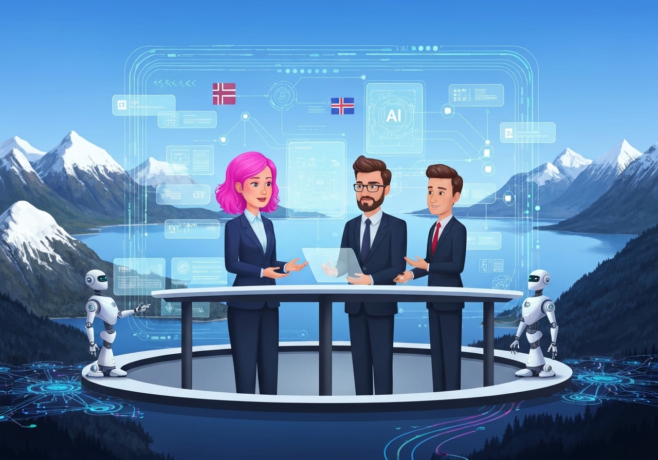 Nordiske land etablerer felles senter for kunstig intelligens