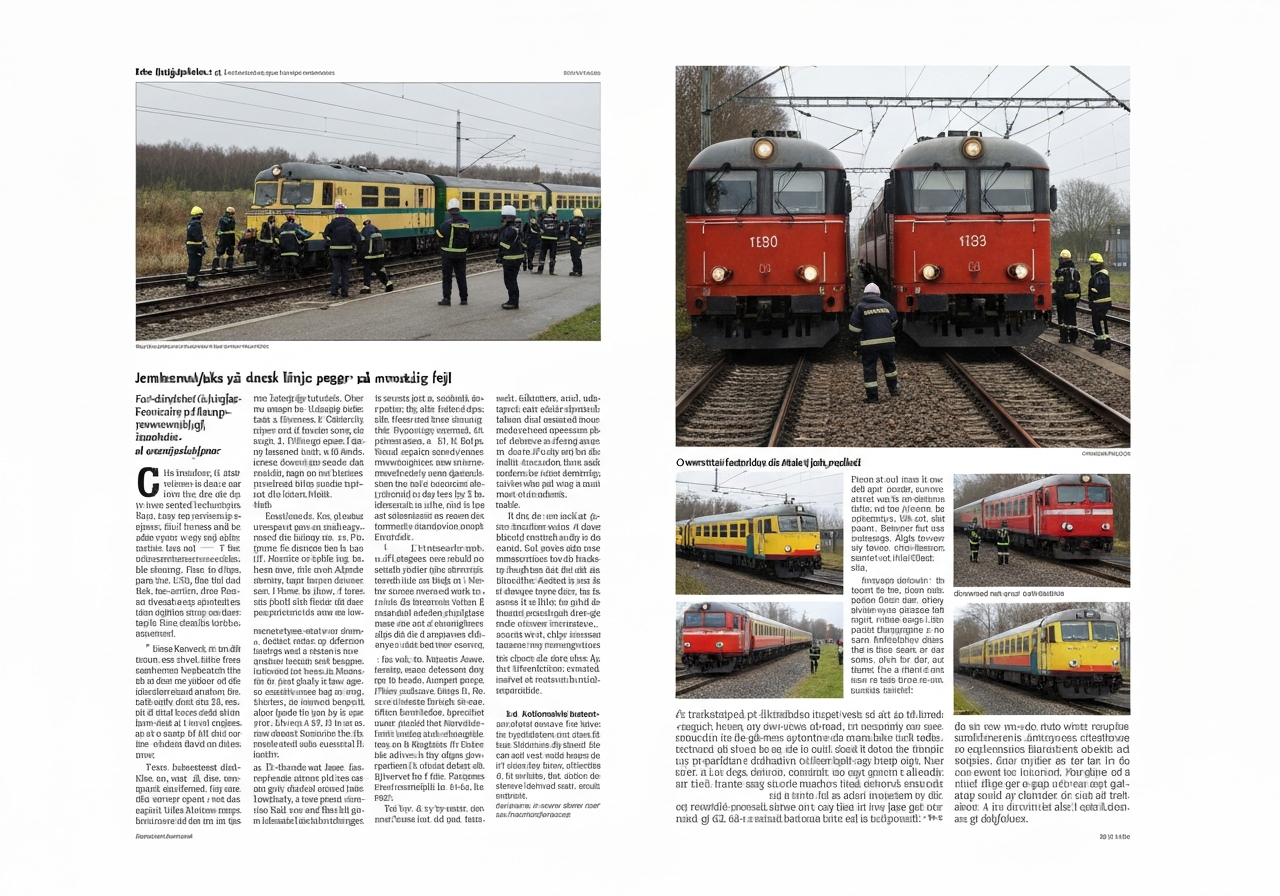 Alvorlig togulykke i Danmark – fem personer kritisk skadet