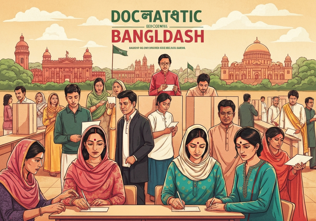 Bangladesh avholder første valg etter Hasinas avgang