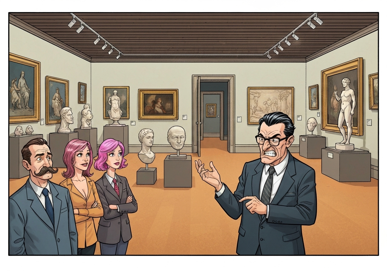 Innovativ kunstguide i Düsseldorf tiltrekker seg besøkende