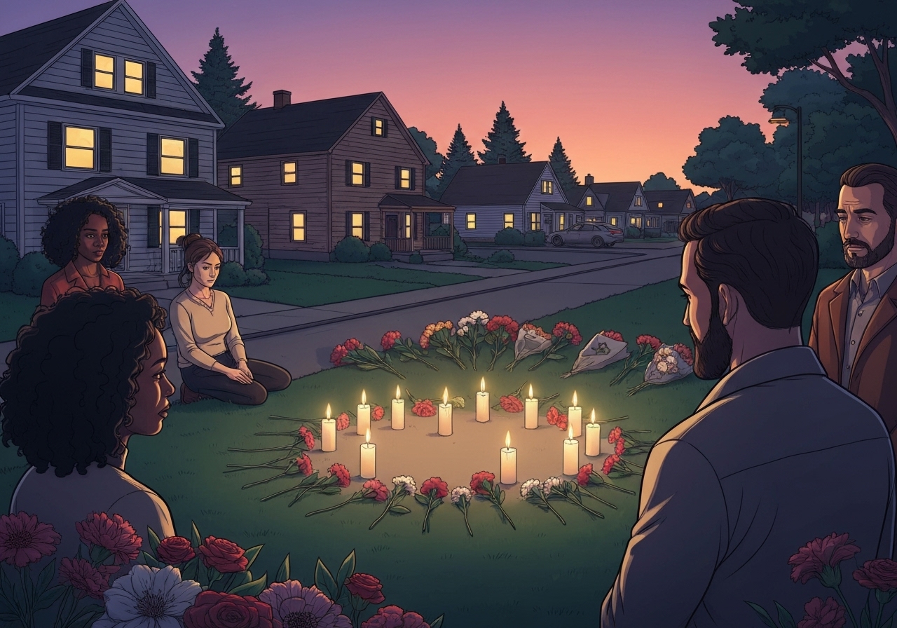 Fire drept i skyting under barnebursdag i California