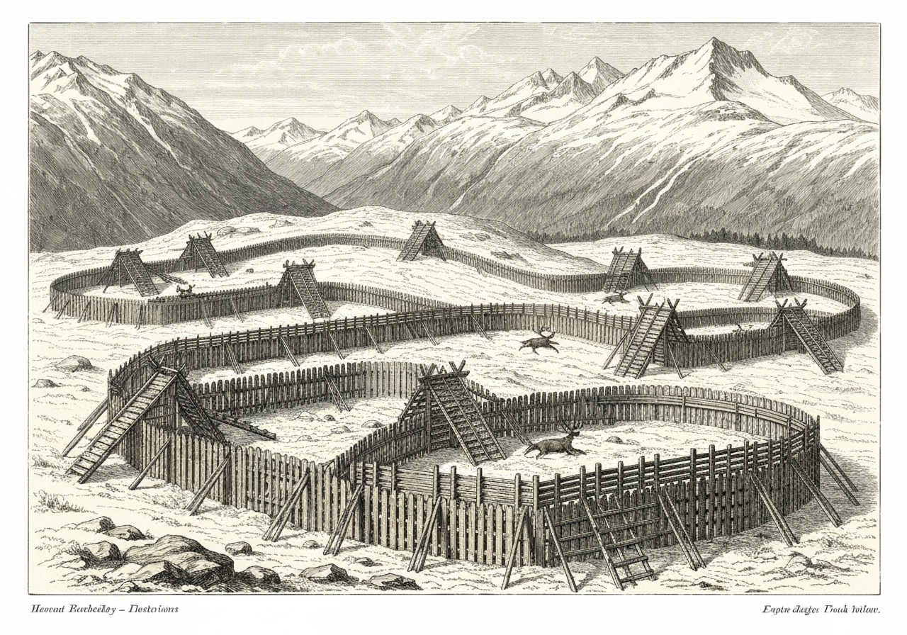 1.500 år gammelt reinsdyrfangstanlegg avdekket i Norge