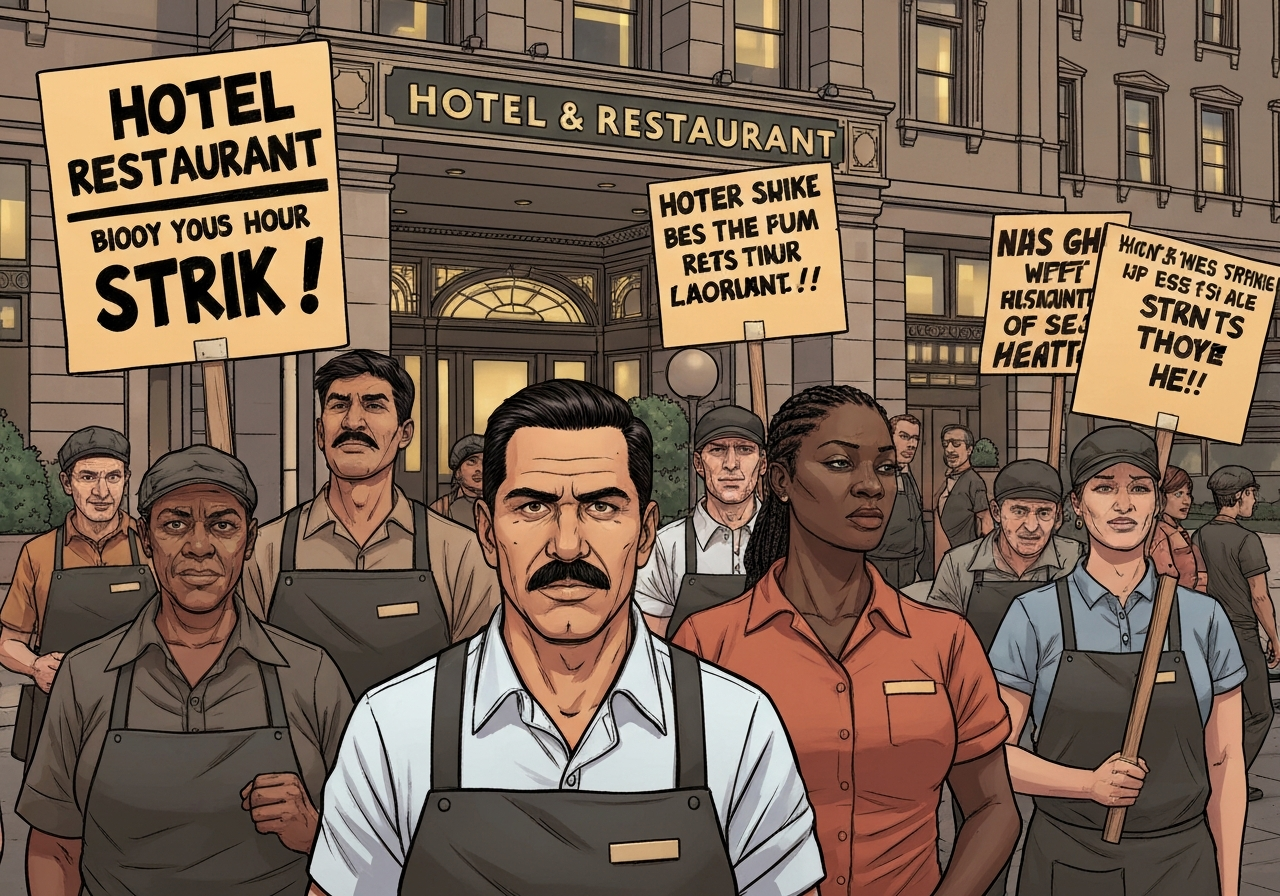 Fellesforbundet varsler kraftig opptrapping av hotell- og restaurantstreiken