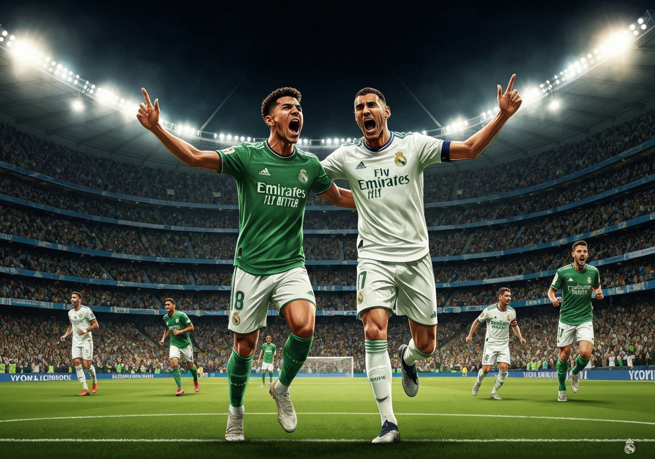 Real Madrid overkjører Real Sociedad 4-1 og inntar tabelltoppen