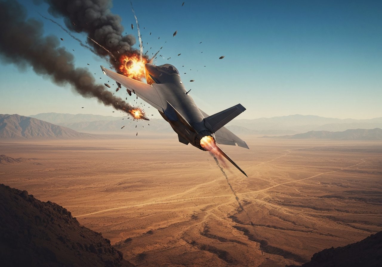 Amerikansk jagerfly skutt ned over Iran