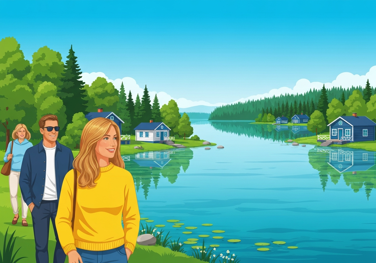 Turister søker kjøligere sommerferier i Finland