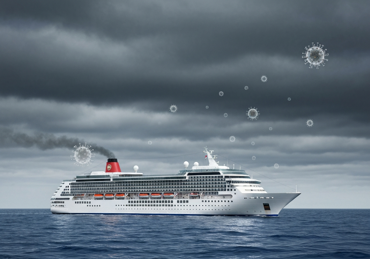 Dødelig virusutbrudd på cruiseskip i Atlanterhavet