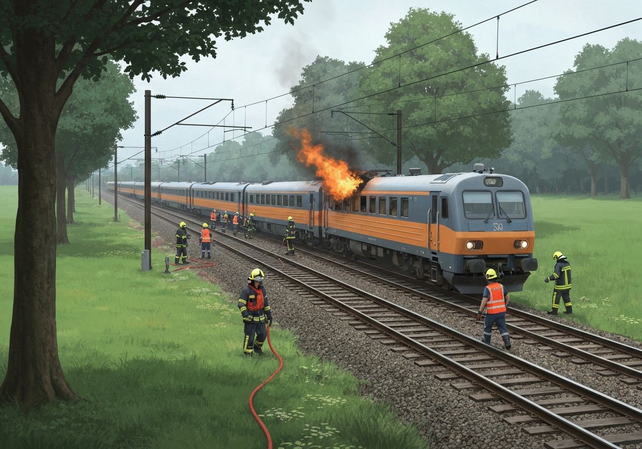 Alvorlig togkollisjon i Danmark – flere skadet