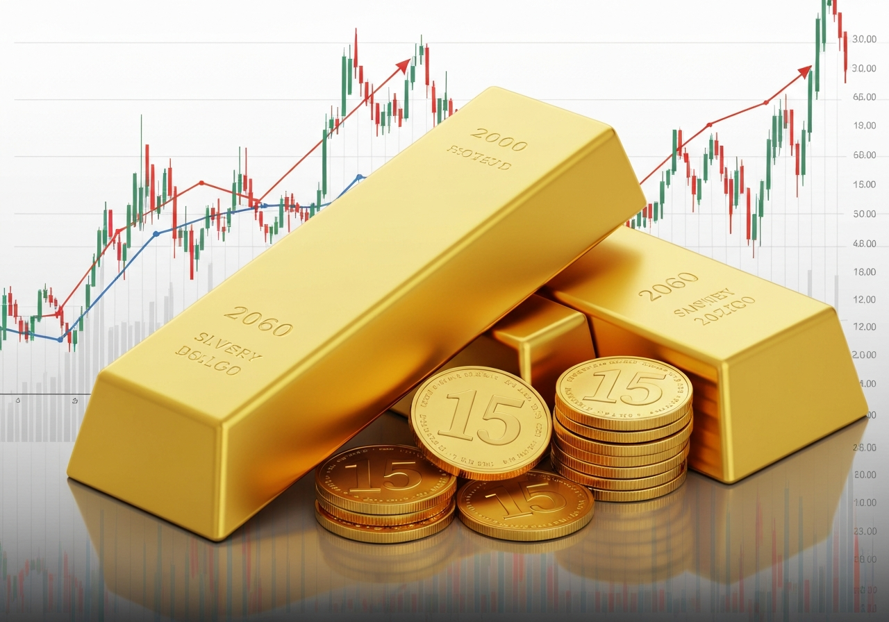 Gullpriser stiger etter geopolitiske spenninger