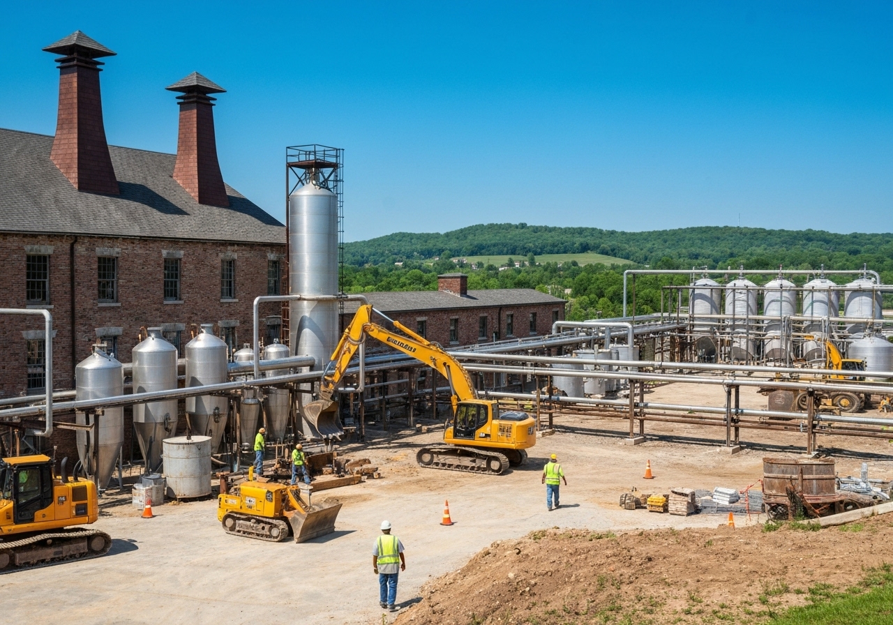 Jim Beam stanser bourbon-produksjon ved Kentucky-destilleri i ett år