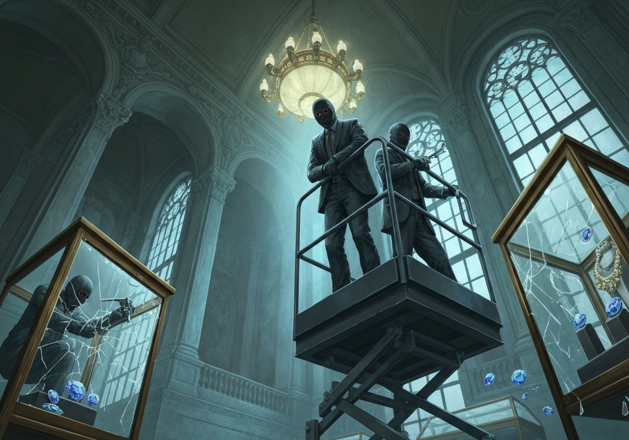 Ytterligere fire pågrepet for juveltyveriet ved Louvre