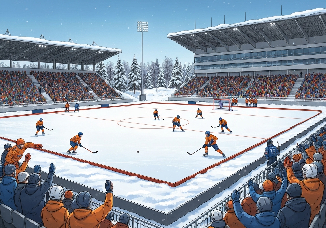 Bandy-VM 2026 nærmer seg: Pori forbereder seg på verdensmesterskapet