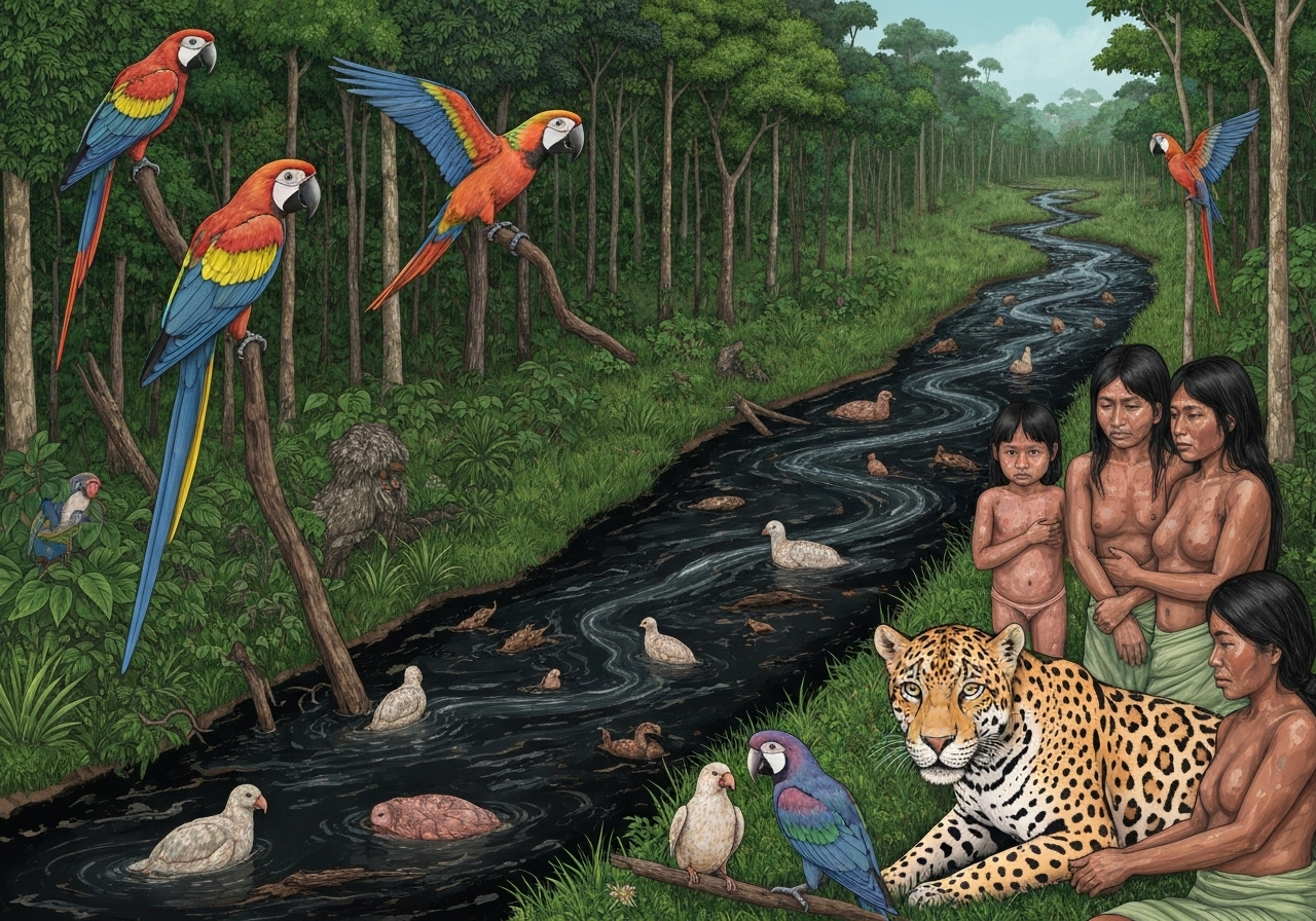 Kvikksølvforurensning truer Amazonas' urfolk og miljø