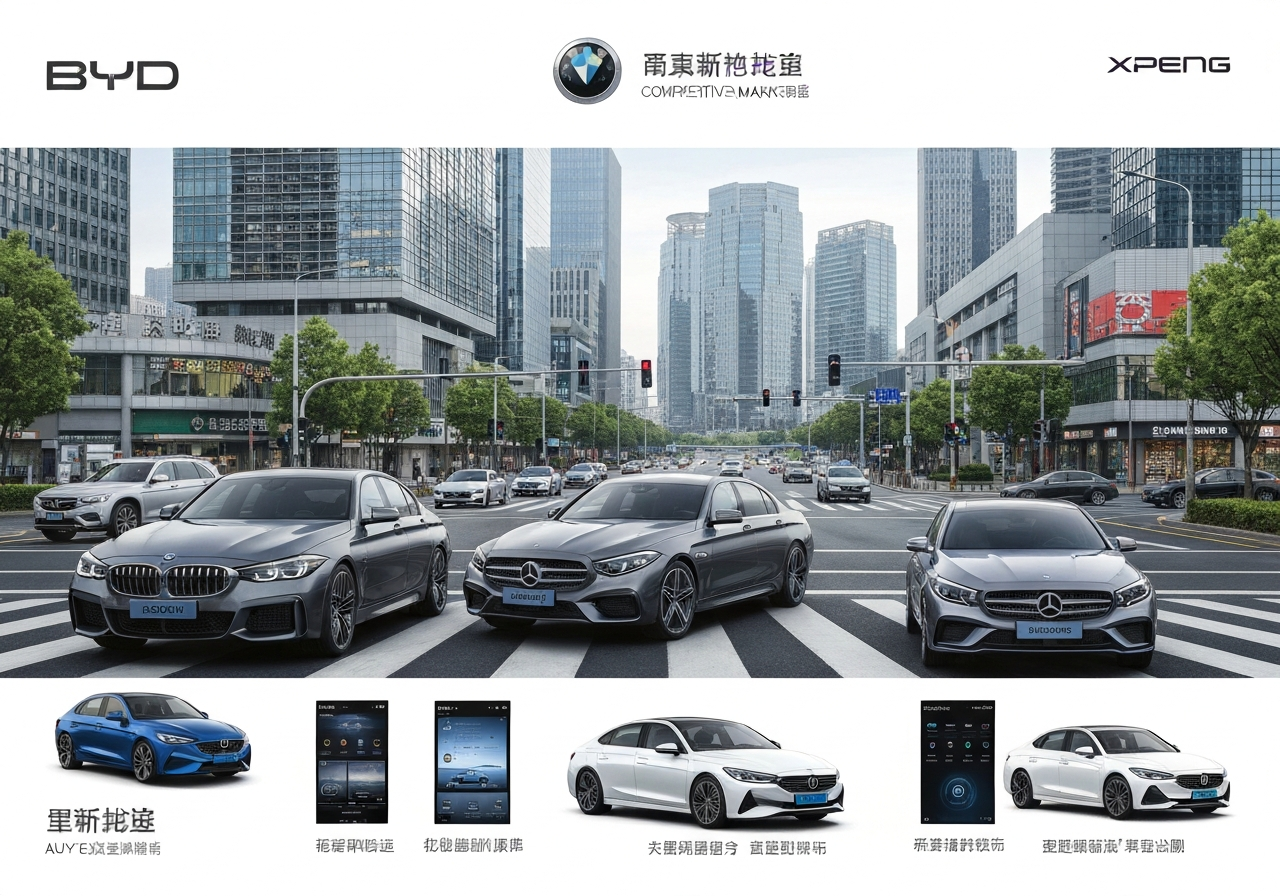 Tyske bilprodusenter møter økende konkurranse fra kinesiske merker