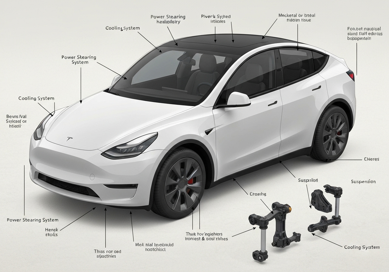 Tesla Model Y får laveste pålitelighetsvurdering på et tiår