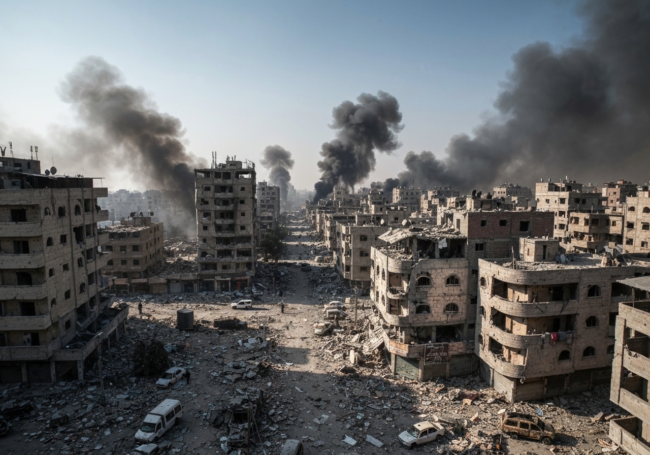 Israelske luftangrep dreper minst 25 palestinere i Gaza tross våpenhvile