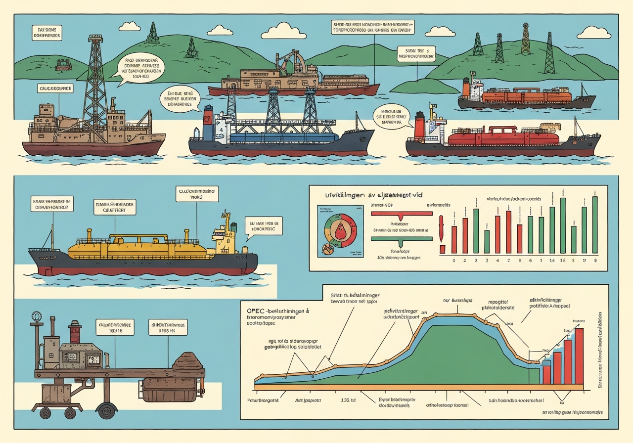 OPEC+ øker oljeproduksjonen tross Hormuz-stengning