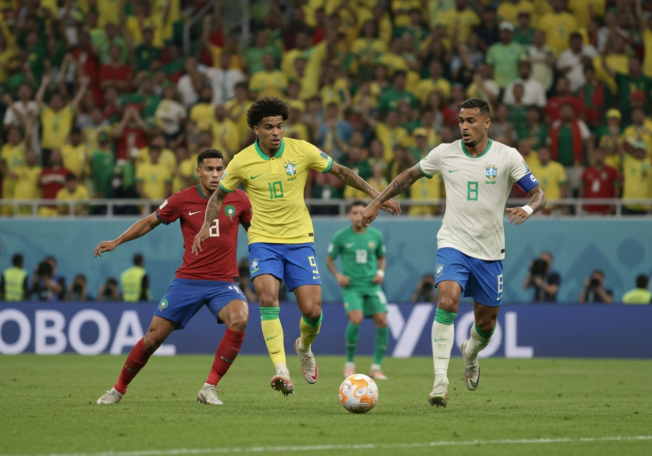 Brasil skuffet i VM-åpningen mot Marokko