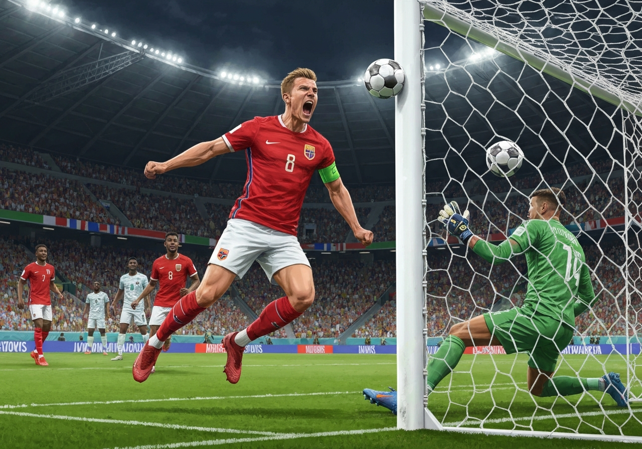 Haaland sikrer Norges historiske VM-seier over Elfenbenskysten