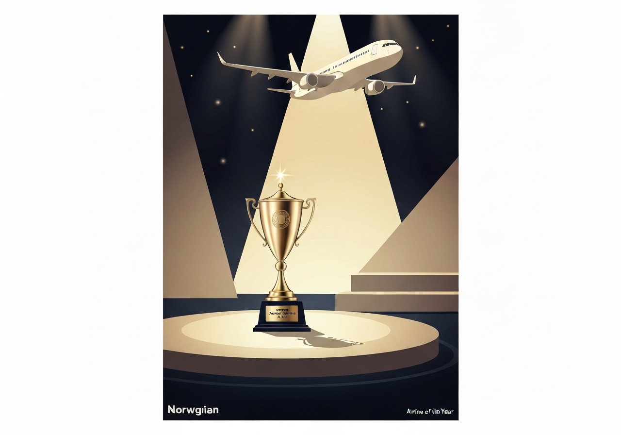 Norwegian kåret til Årets flyselskap innenriks for tredje år på rad