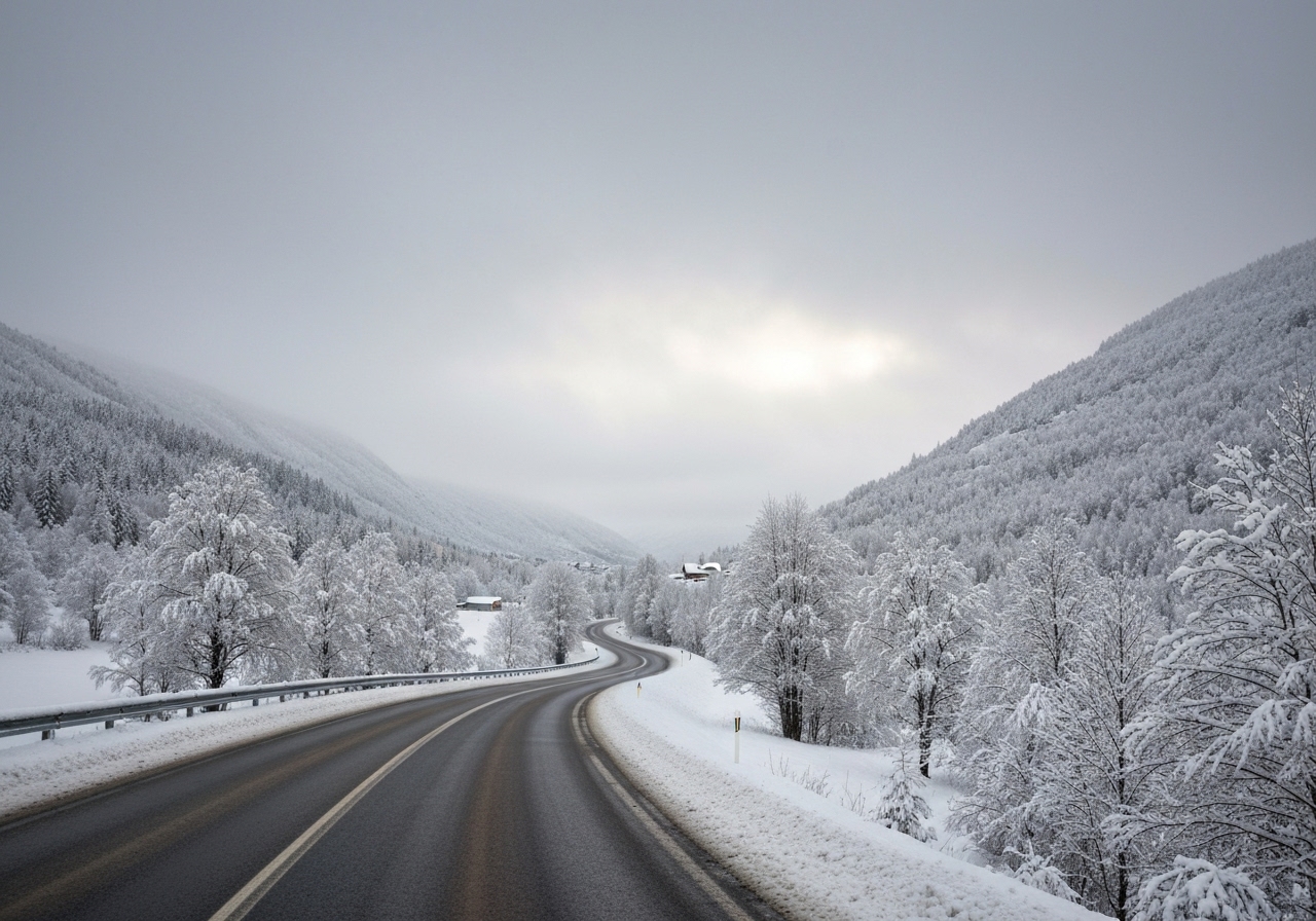 Vinteren gjør sitt inntog i Sør-Norge